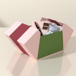 Home split open gift box